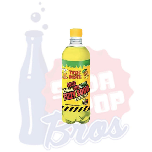 Toxic Waste Lemon and Lime Sour Soda (500ml UK) - Soda Pop BrosSoda