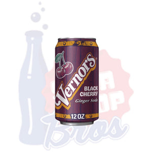 Vernors Black Cherry Ginger Drink (Can) - Soda Pop BrosSoda