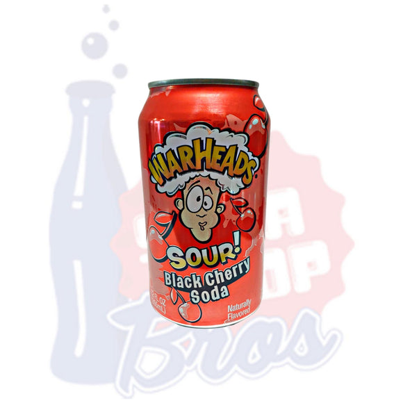 Warheads Sour Black Cherry Soda - Soda Pop BrosSoda