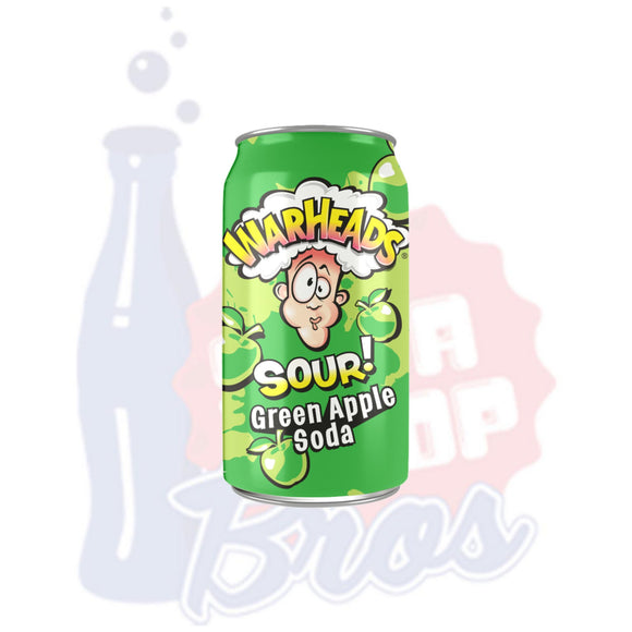 Warheads Sour Green Apple Soda - Soda Pop BrosSoda