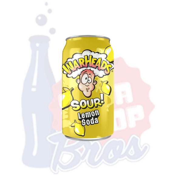 Warheads Sour Lemon Soda - Soda Pop BrosSoda